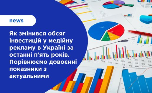 Як змінився обсяг інвестицій у медійну рекламу в Україні за останні п’ять років