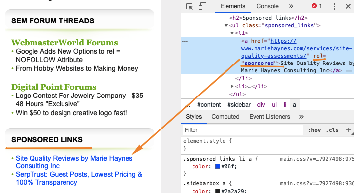 Атрибути посилань nofollow, ugc, sponsored у 2023 році