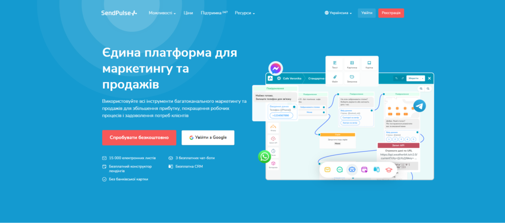 Платформа SendPulse 