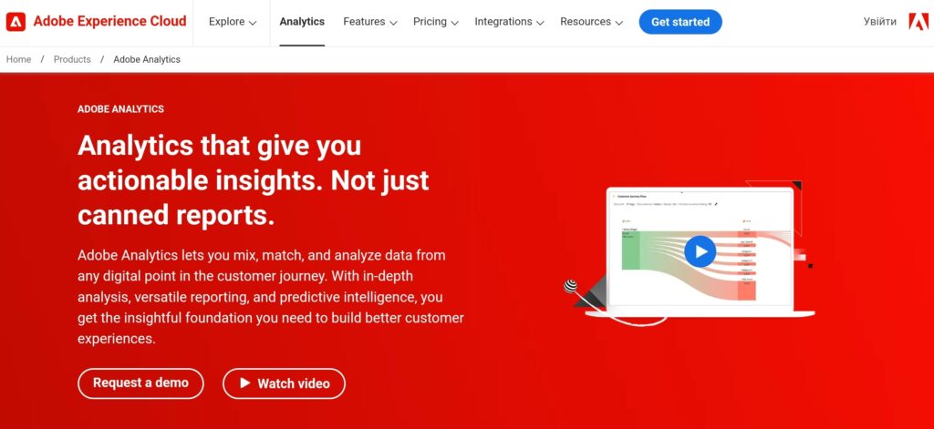 Вебаналітика в Adobe Analytics
