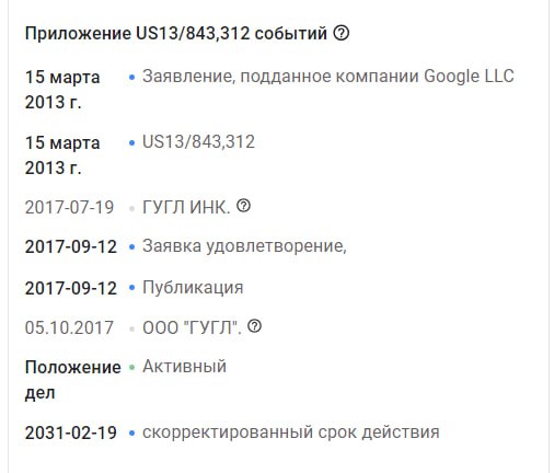 патент Google