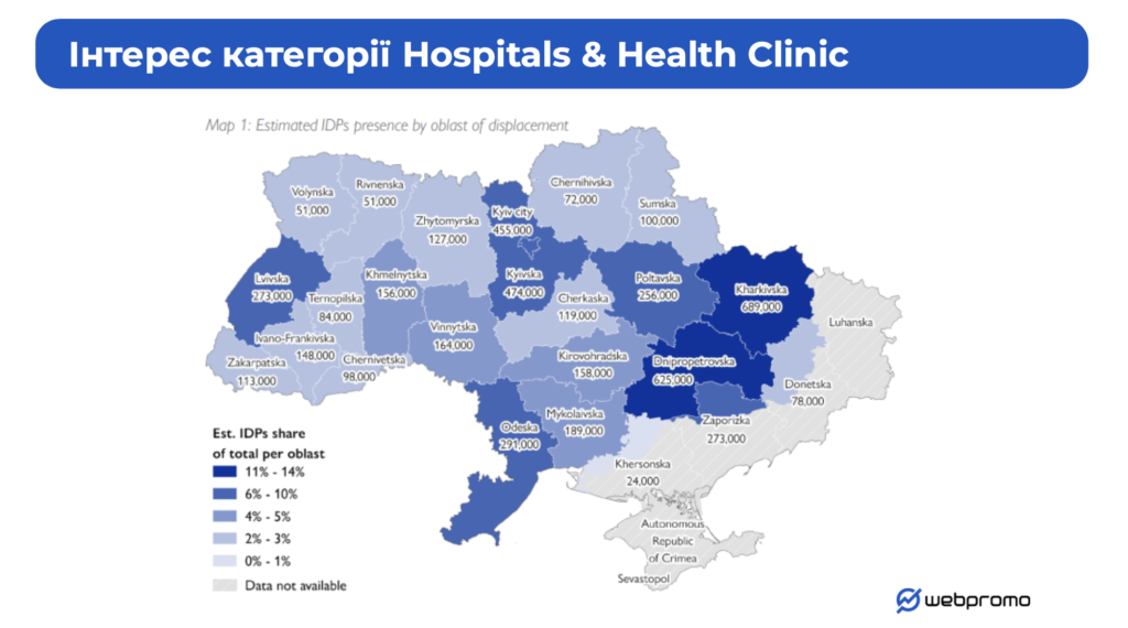 Демографичексая карта Украины